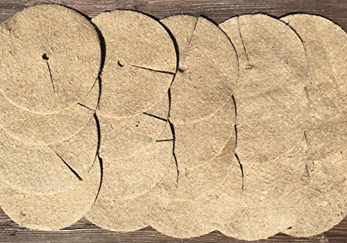 25cm Mulch Mats Made of Recycled Coffee Sacks - Pack of 20