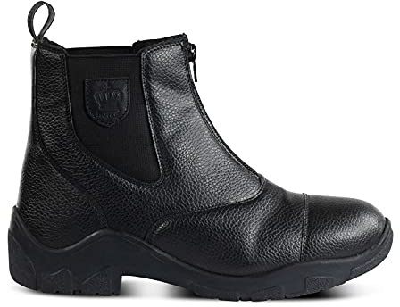 HORZE Damen Winter Reitstieflette Idaho, Winterreitschuhe gefüttert, Schwarz, 41