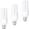 KOR Energy Saving Light Bulbs, 11W CFL Low Energy Light Bulbs Bayonet, B22/BC/Bayonet Cap, 660 Lumens, 6400K Daynight Bulb, 3 Pack