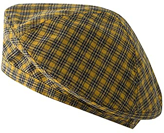 MAOZIm Baskenmütze, für Frühling und Sommer, kariert, für Damen, Retro-Maler, 8 Stück
