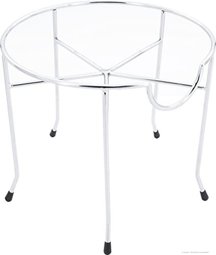 KERAZO Portavaso per distributore di bevande, Ø 21,5 cm, in metallo, colore cromato