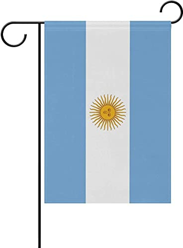 Bandiera dell'Argentina Bandiera Argentina, Piccole Bandiere da giardino Argentine per Cortile Patio Portico Giorno dell'Indipendenza Festival Patriottico Decorazioni per esterni