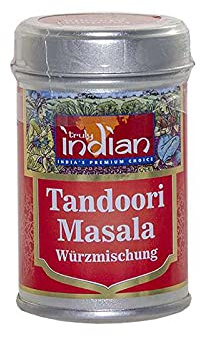 Mezcla de Especias Tandoori Masala 55 g en polvo para marinar y asar Pollo Tandoori, carnes, pescado, verduras y tofu Sabor intenso especiado y toque ahumado