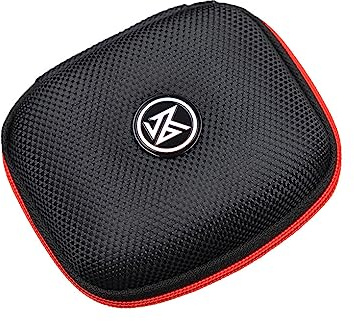 CLSSLVVBN Bolsa de Almacenamiento para Auriculares Compatible con Bluetooth KZ, Caja Cuadrada de Nailon para Auriculares, Funda Protectora de Oficina para Interiores y Exteriores, Accesorios, Negro