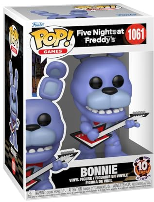 Funko POP! Games: Five Nights at Freddy's (FNAF) - Bonnie | Offizielles Gaming Merch - Vinyl Sammelfigur als Regal Deko - Geschenkidee zum Geburtstag für Fans und Sammler