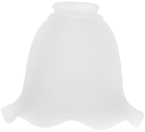 NUOBESTY Abat-jour En Verre De Remplacement De Fleur De Kapok, Abat-jour Décoratif En Verre Acidulé, Compatible Lampe Suspendue E27, Éclairage Intérieur Salon Et Couloir,