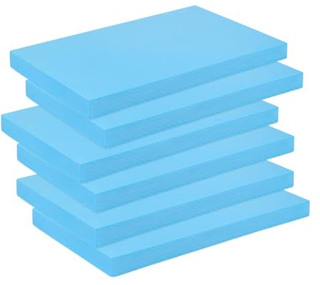 RANJIMA Piastre in schiuma rigida, 30 x 20 x 2 cm, blu, pannelli di polistirolo rigido da 20 mm, per fai da te, modellismo, paesaggio, modellazione, artigianato, schiuma, base
