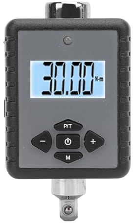 Llave de torsión XTEVU, llave de torque digital compatible con motocicleta para automóvil, llave de torsión electrónica, 1 4 pulgadas de manejo de 0.3-30 n. M. Memor