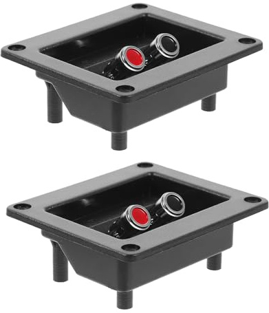 MOLUCKFU 2 pezzi Connettori Terminali per Casse Acustiche Terminali Subwoofer Facili da Installare per Collegamento Rapido Audio Home e Palco