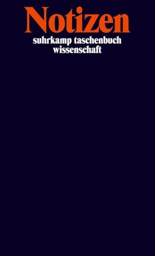 Notizbuch suhrkamp taschenbuch wissenschaft: Notizen (Cover Bild kann abweichen): Softcover, A6, Blanko, 144 Seiten
