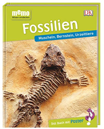 memo Wissen entdecken. Fossilien: Muscheln, Bernstein, Urzeittiere. Das Buch mit Poster!