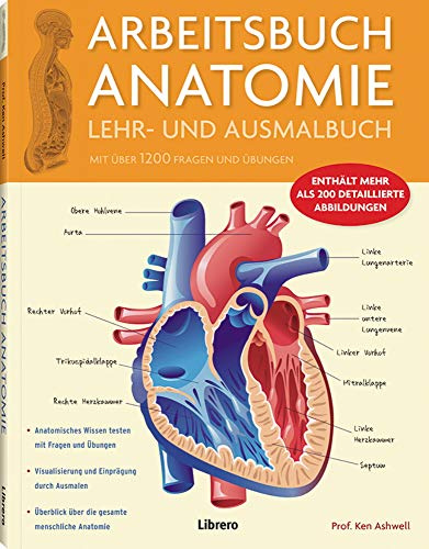 Arbeitsbuch Anatomie: Lehr- und Ausmalbuch