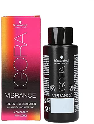 Schwarzkopf Professional Igora Vibrance Tone on Tone Hair Colour, No. 9.5-19 Cendré Violet Toner, 60 ml