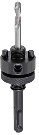 sourcing map Hole Saw Arbor SDS 10mm Shank for Hole Saw, Quick Change Mandrel with 2 Locking Pins