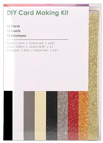 Insert Cards für Cricut Joy - 12 Pack DIY Karten Bastel set mit Karten, Einsätze, Umschläge - DIY Card Making Kit Kartenherstellung in Minutenschnelle, Verwendung mit Cricut Card Matte, Stil 2