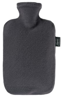 Fashy 6530 21 2007 Wärmflasche mit Vliesbezug 2 Liter (Packung mit 2)