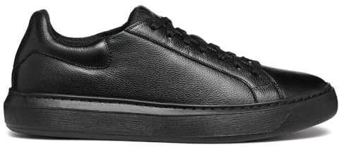 Geox Baskets basses U Deiven D pour homme, Noir, 46 EU