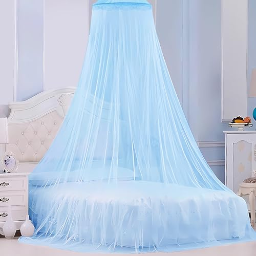 kudmwcc Moskitonetz Bett, Moskitonetz Doppelbett und Einzelbett, 0,6m x 2,5m x 10.5m Mückennetz Bett, Feinmaschiges Betthimmel Insektenschutz Bett für Reise Zuhause und Indoor Outdoor