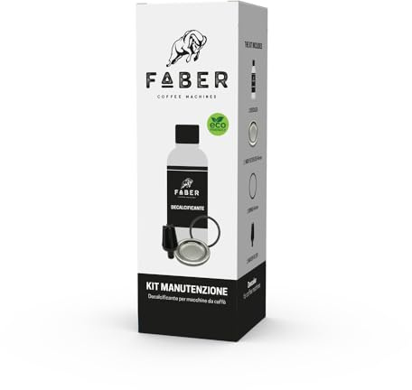 FABER COFFEE MACHINES | Kit Manutenzione macchina da caffè a cialde | decalcificante specifico per sblocco e pulizia caldaia