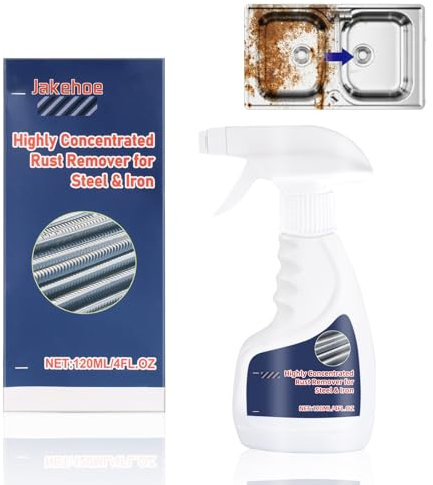 PAYFULLY Dissolvant de rouille puissant de 120 ml - Puissant dissolvant de rouille pour métal - Multifonction - Pour voiture, outils métalliques, surfaces métalliques