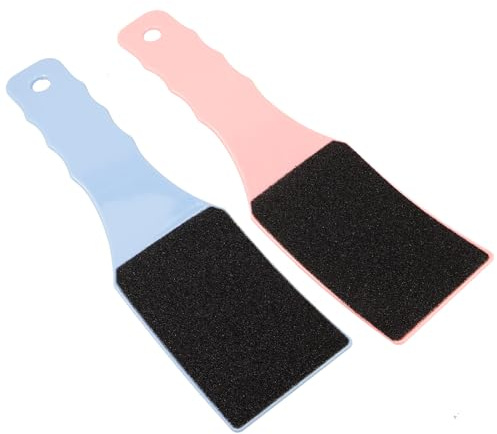 Ipetboom 2pezzi Raspe Piedi Professionali Doppia Faccia Strumento Leviga Talloni Per Pedicure Rimuove Morta File Per Piedi Leggeri e Delicati Disponibili in Blu e Rosa