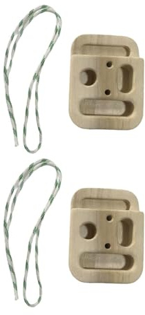 Qianly Kletter Hangboard, Klettergriffe, Tragbar, Zum Aufbau Der mit Seil, Kletter Griffbrett für Den Türrahmen des Heim Fitnessstudios