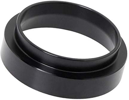 Imbuto dosatore di ricambio in alluminio per caffè, 51 mm, colore: nero