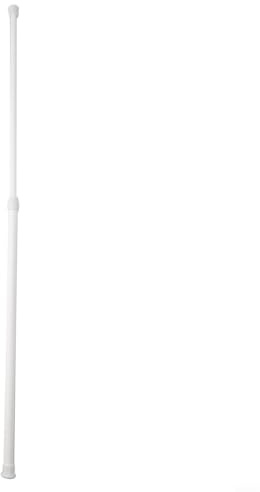 Vasiumic Bastone telescopico per tende estensibile a molla, per bagno, cucina, finestra, armadio, armadio, installazione senza trapano, lunghezza regolabile (40-70 cm)