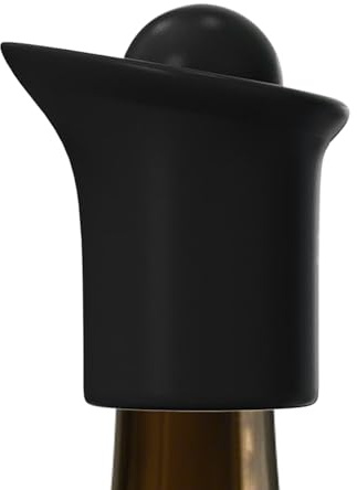 Tapón de botella de vino - Tapón de silicona para botellas de vino - Tapa de cierre reutilizable Utensilios de cocina para cerveza champán vino espumoso viaje bar hogar restaurante fiesta picnic
