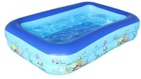 120x85x35cm Piscine Gonflable Familiale, Piscine Gonflable Rectangulaire | Bassin Gonflable Extérieur Portable, Pataugeoire Gonflable Familiale Pour Des Adultes Utilisation De Loisirs De Jard