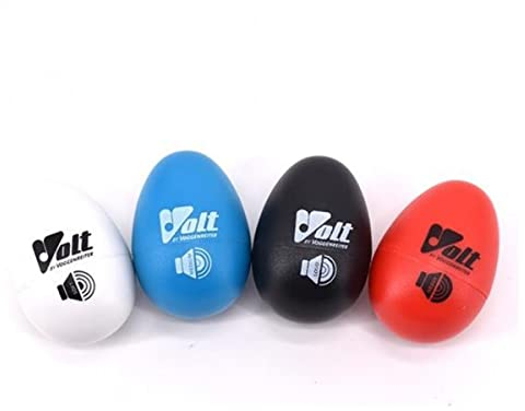 VOLT Egg Shaker Set, 1086-4, 4er Set, in den Versionen soft, medium, loud und heavy, das ultimative Egg Shaker Set!