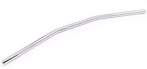 Universal Motorrad Lenker Drag Straight Bar Cruiser Bobber Street Bike Mit 1 Zoll 25mm Griff (Chrom)