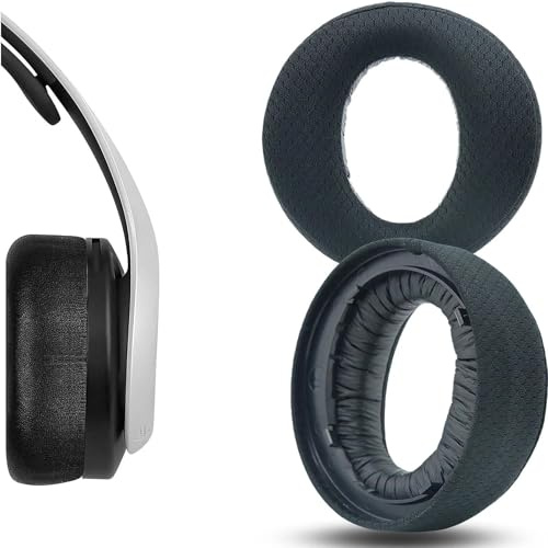 Ersatz-Ohrpolster für Sony PS5 Pulse 3D Wireless Headset, Weiches Maschenstoff-Ohrpolster, Perfekte Passform, Komfortables Tragegefühl für Langzeitspielspaß
