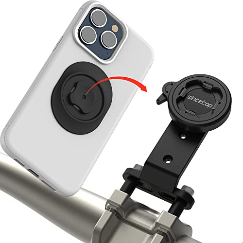 Handyhalterung Fahrrad Lenker, Stabile Handyhalter Fahrrad/Rennrad/Mountainbike/MTB Vorbau - Schnelles Montage Smartphone Halterung Fahrradlenker, Handy Fahrradhalterung für iPhone, 4-7.5 Smartphone
