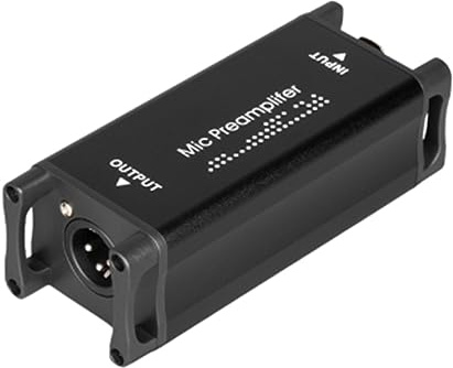 Cucioki MA-1, Ultra-Clean, Microphone Preamp Booster for Studio or Home Recording, Livestream Easy to Use (Without Cable)