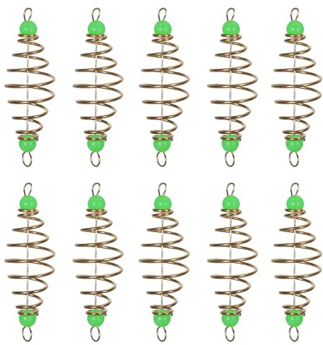 20 mangiatoie da pesca, alimentatori a gabbia GreenCore da 14 mm, alimentatori per metodo di pesca, alimentatore metodo a sgancio rapido, alimentatori metodo in linea, alimentatore per pesca