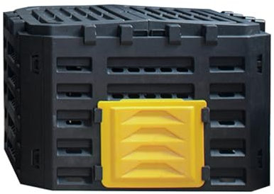 Contenitore for Compost, Contenitore for Compost da Giardino in Materiale PP da Esterno, Contenitore for Compostaggio da 180/340/500 Litri, Numerose Prese D'aria, Creazione Rapida di Terreno Fertile