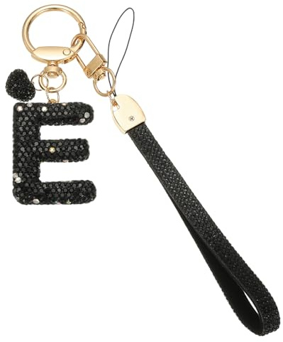 PATIKIL Schlüsselanhänger Buchstabe, Form Taschenanhänger Anhänger, Keychain Diamant Glitzernde Buchstabenanhänger für Frauen, Geschenke, Schlüsselbund, Taschenzubehör