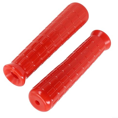 Homeponnew Sicherer Griff, runde Rohrgriffe für Schubkarren, 2 Stück, rutschfeste Gummiabdeckungen (114 x 12 mm)