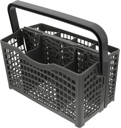 HONMEET Dishwasher Basket for Cutlery Storage Plastic Fork Knives Storage Basket with High Temperature Resistance for Kitchen Organisation