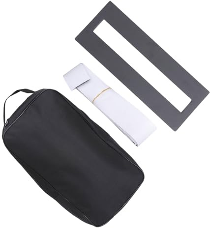 Gitarren Pedalboard Halterungsplatine für E-gitarren Effektgeräte | 1 Satz, Aluminiumlegierung und Oxford Stoff, Schwarz, Tragbares Format mit Stabilem Aufbau