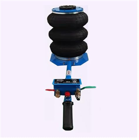 DUOCAI Air Powered Balloon Air Jack Automobile Air Jack Quick Lift Heavy Repair Jacks Folding Rod Jacks With Two Wheels Pneumatic Jack 3 Ton(Type D)