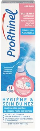 PRORHINEL – Sérum Physiologique Doux à l’Eau de Mer, Soin Apaisant pour Bébé et Enfant (Flacon 100mL) - Le Lot De 3