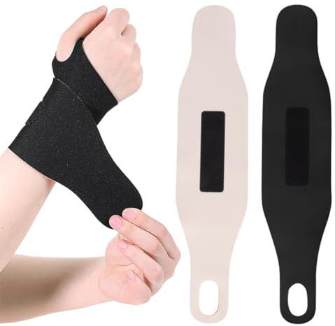 Juguta 2 Tutore Polso Regolabile, Supporto Stabilizzante e Immobilizzante per Polso, Trattamento per Rizoartrosi, Tenosinovite di De Quervain, Artrite, Distorsioni, Fascia Elastica di Supporto