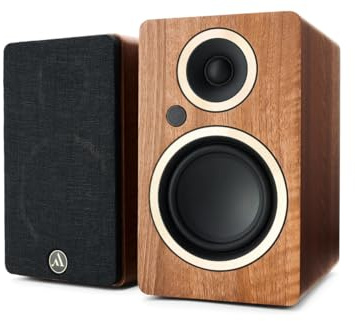 Argon Audio Fenris A4, Active Speakers, Bluetooth, HDMI ARC, Compact Bookshelf, Walnut