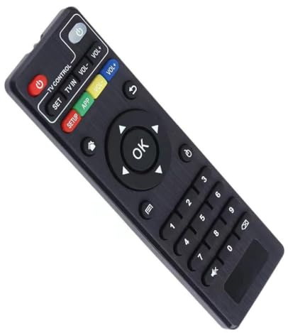 Telecomando universale per Android TV Box, compatibile con MXQ MXQ PRO MXQ4K M8S H96Pro V88, nero, pre-programmato