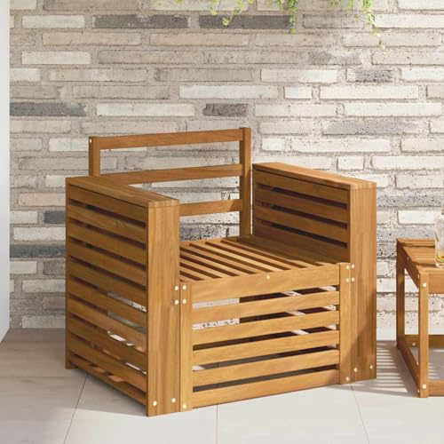 Ziaphsol Gartenmöbel-Set Akazie Massivholz wetterfest Lounge-Sofa Sitzgruppe modulare Erweiterung für Terrasse Balkon Garten Lounge Outdoor-Wohnbereich