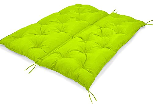 Extra Thick Hollywood Swing Cushion for 2-3 Seater Bench, Soft Outdoor Patio Fur Mat, Weather-Resistant Garden Seat Pad with Canopy for Ultimate Comfort