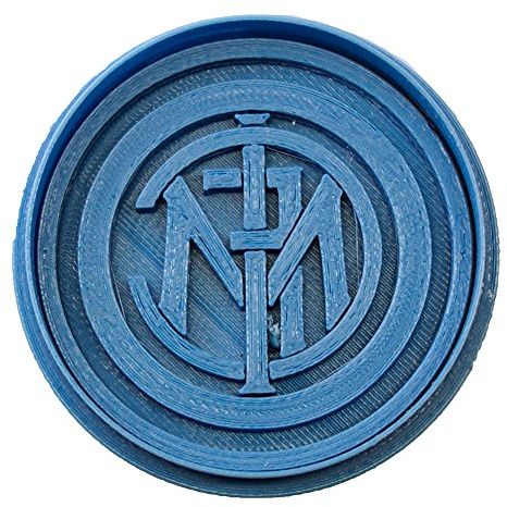 Cuticuter Inter De Milan Equipo Fútbol Cortador de Galletas, Plástico, Azul, 8x7x1.5 cm