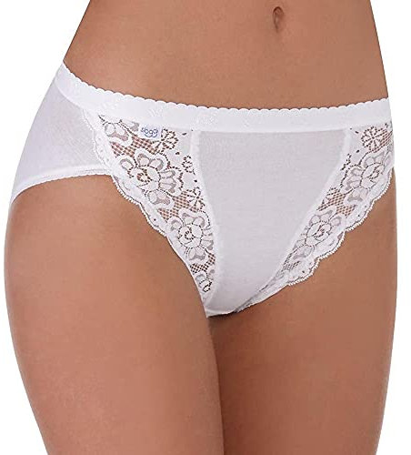 Sloggi Tai Chic Pizzo Lot de 2 paires de coupelles Noir, Noir